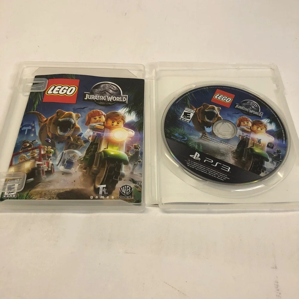 LEGO Jurassic World Sony‎ PlayStation 3 PS3 Complete Game With Manual Disc